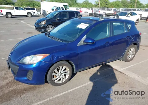 2013 Mazda Mazda3 I Touring из США, поврежденный, VIN JM1BL1L71D1732734